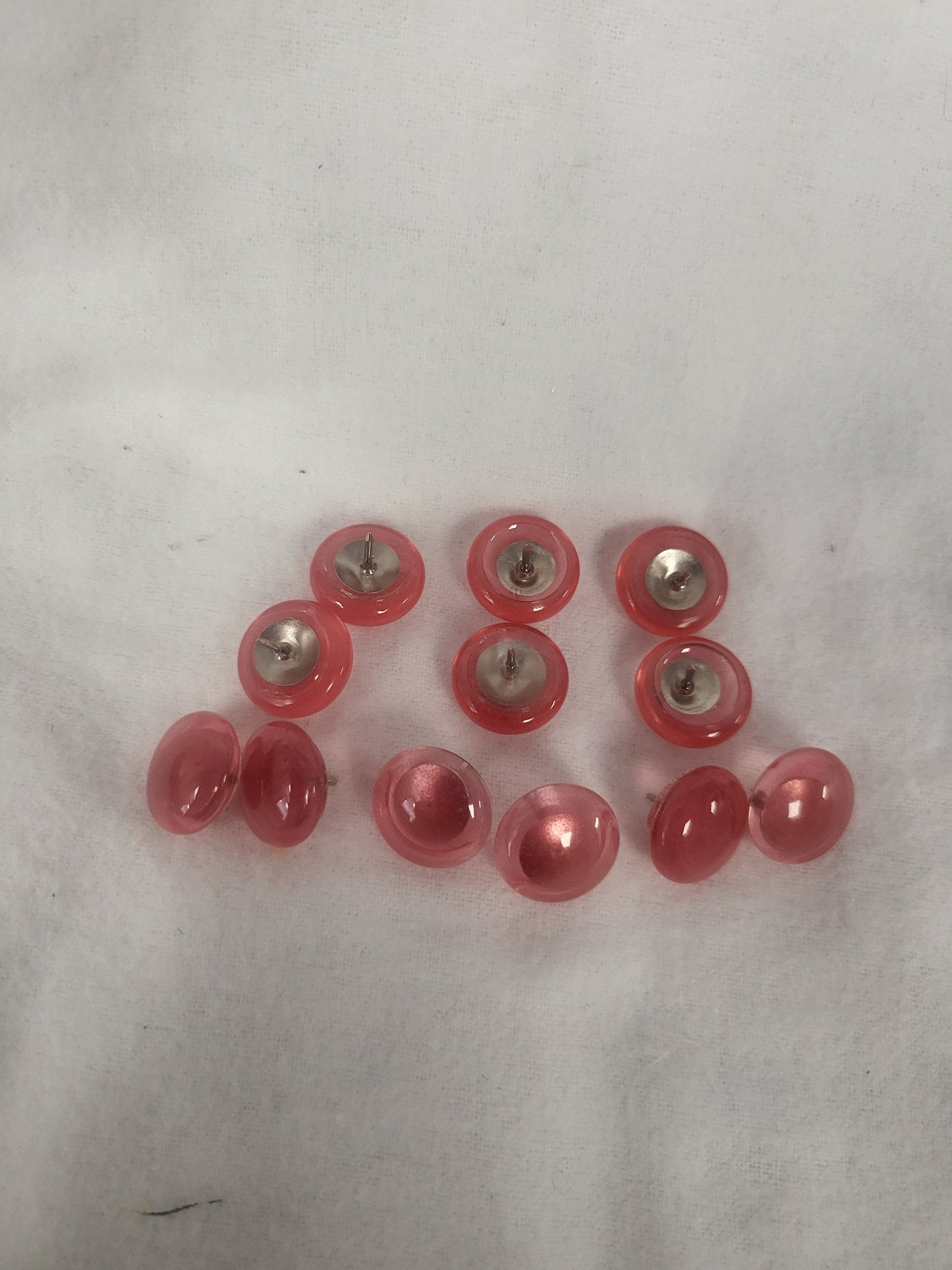 Resin push pins