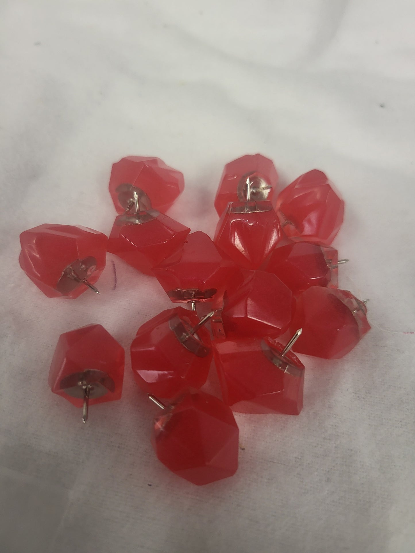 Resin push pins