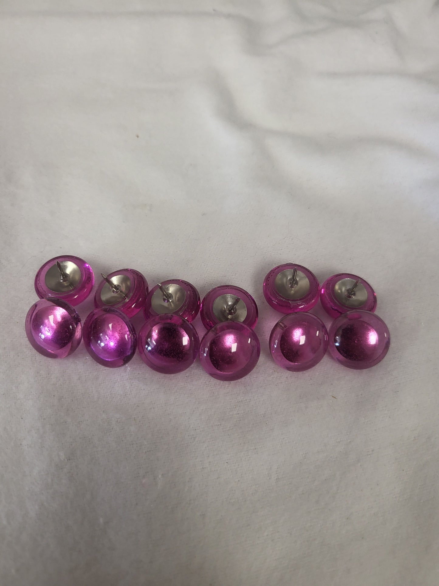 Resin push pins