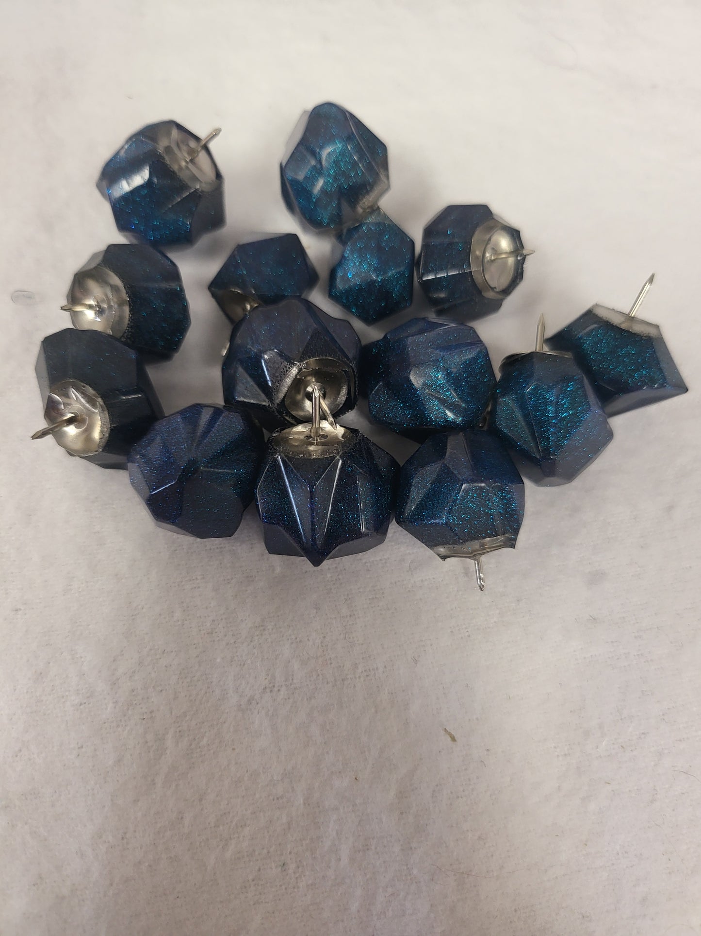 Resin push pins