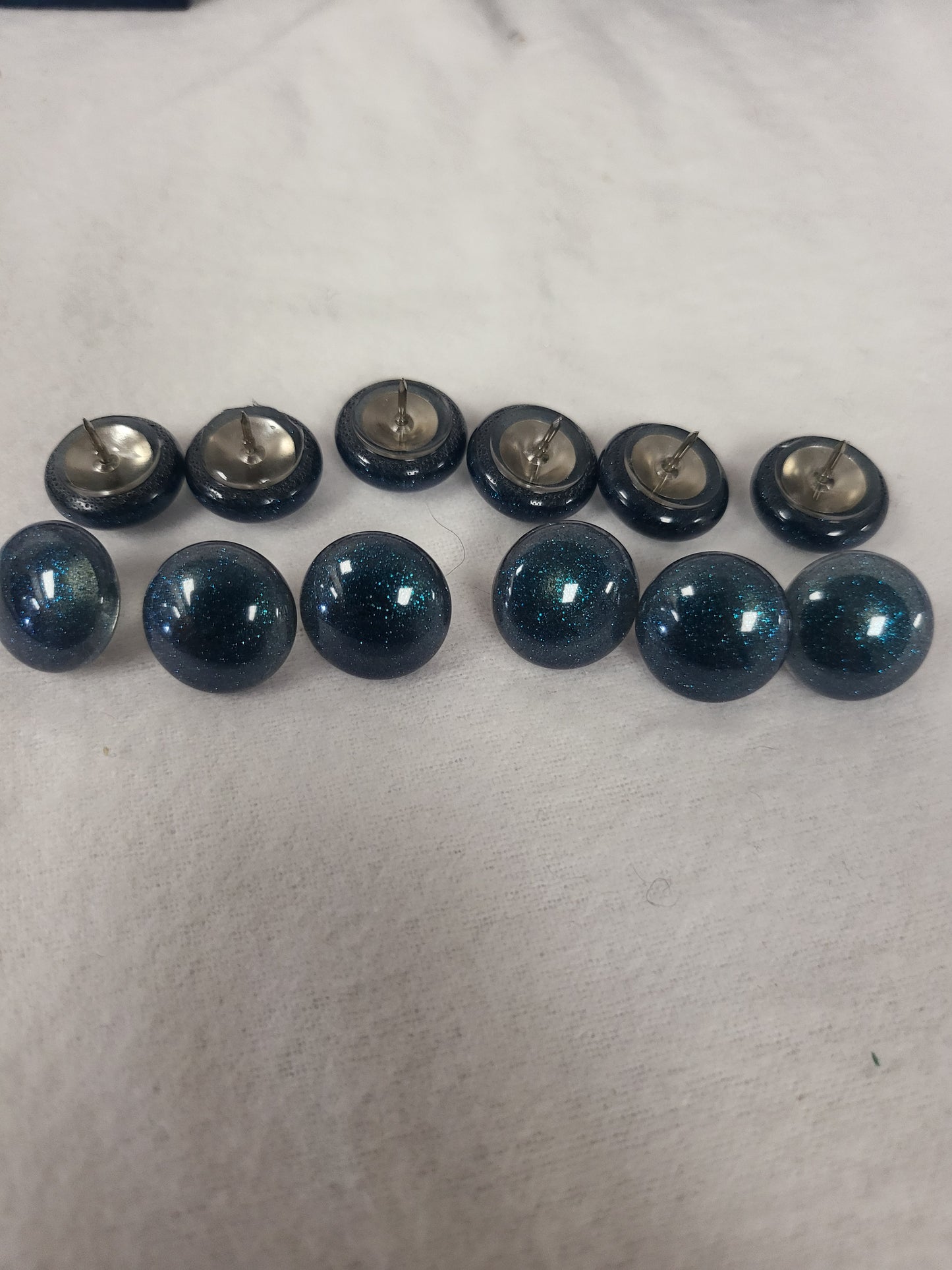 Resin push pins