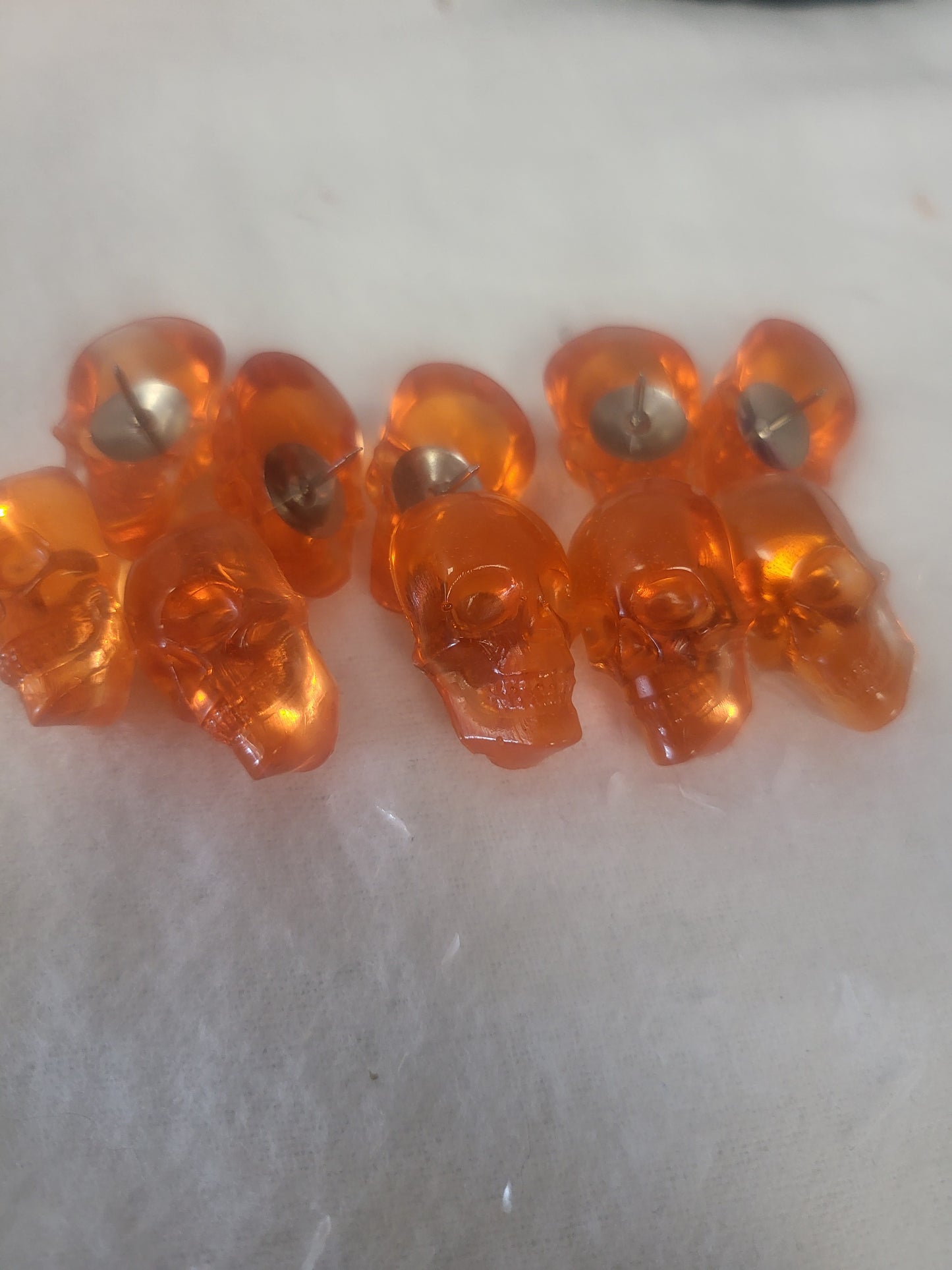 Resin push pins