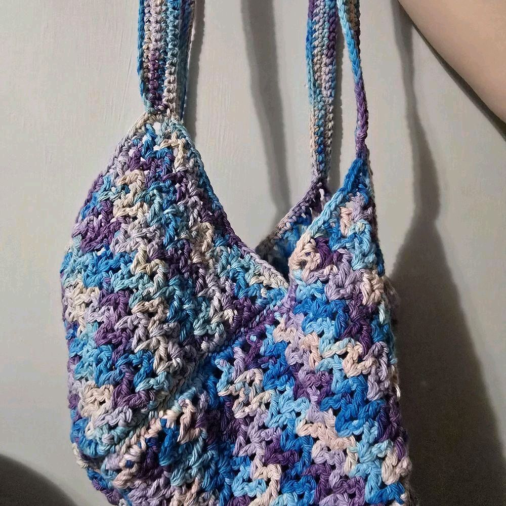 Crocheted market bag